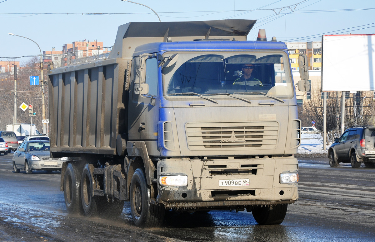 Омская область, № Т 909 ВЕ 55 — МАЗ-6501B9