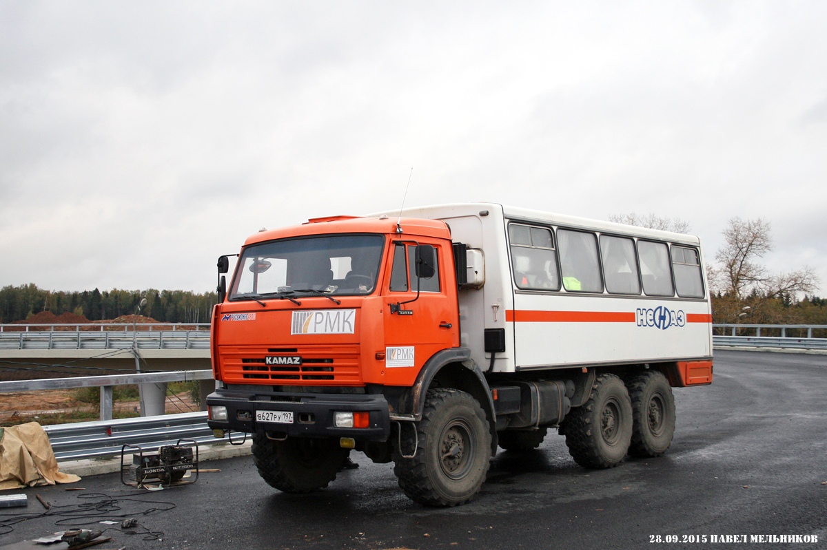 Москва, № В 627 РУ 197 — КамАЗ-43114-15 [43114R]