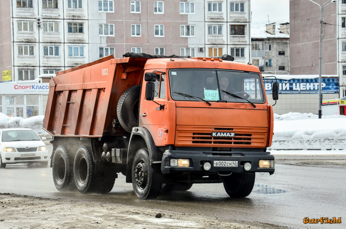 Кемеровская область, № В 002 СН 42 — КамАЗ-65115 [651150]