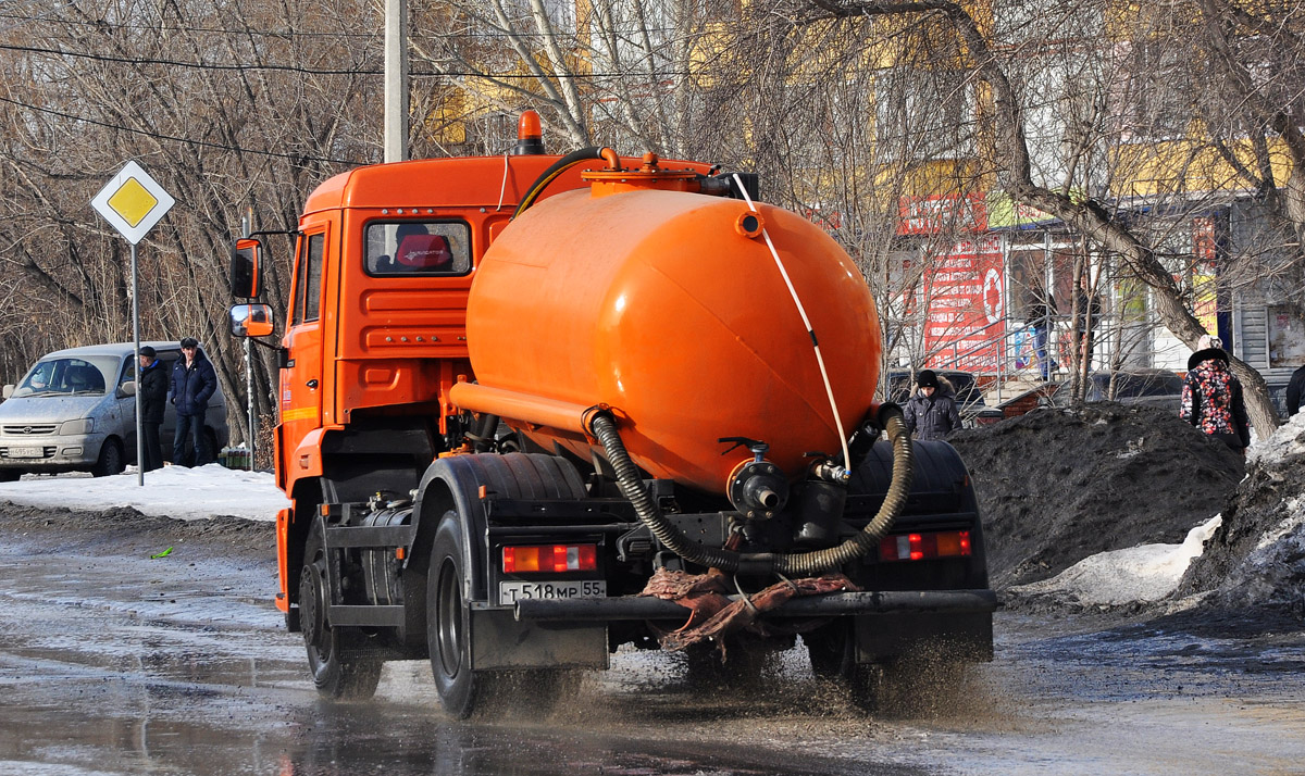 Омская область, № Т 518 МР 55 — КамАЗ-43255-R4