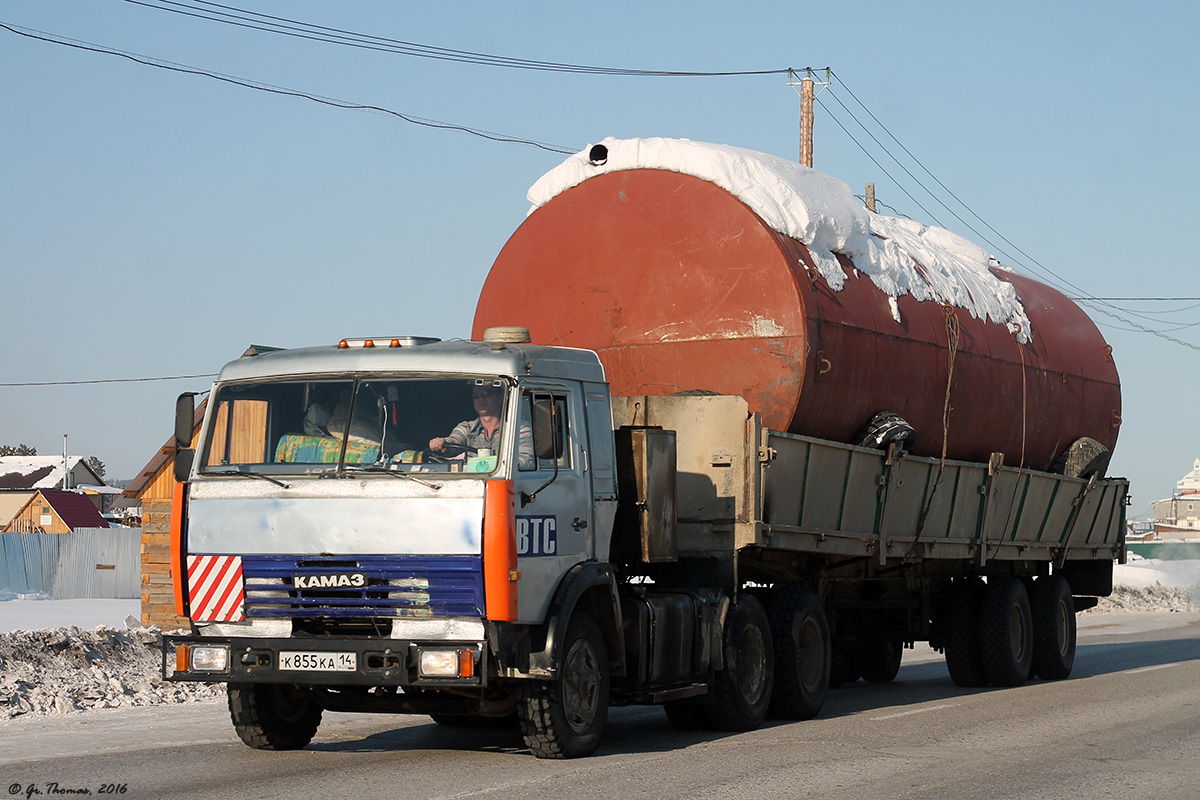 Саха (Якутия), № К 855 КА 14 — КамАЗ-5410