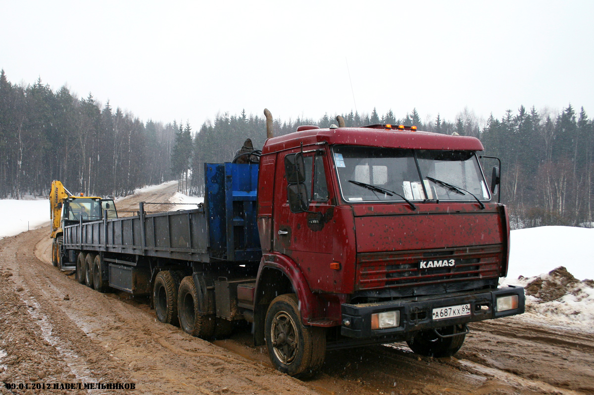 Тверская область, № А 687 КХ 69 — КамАЗ-5410