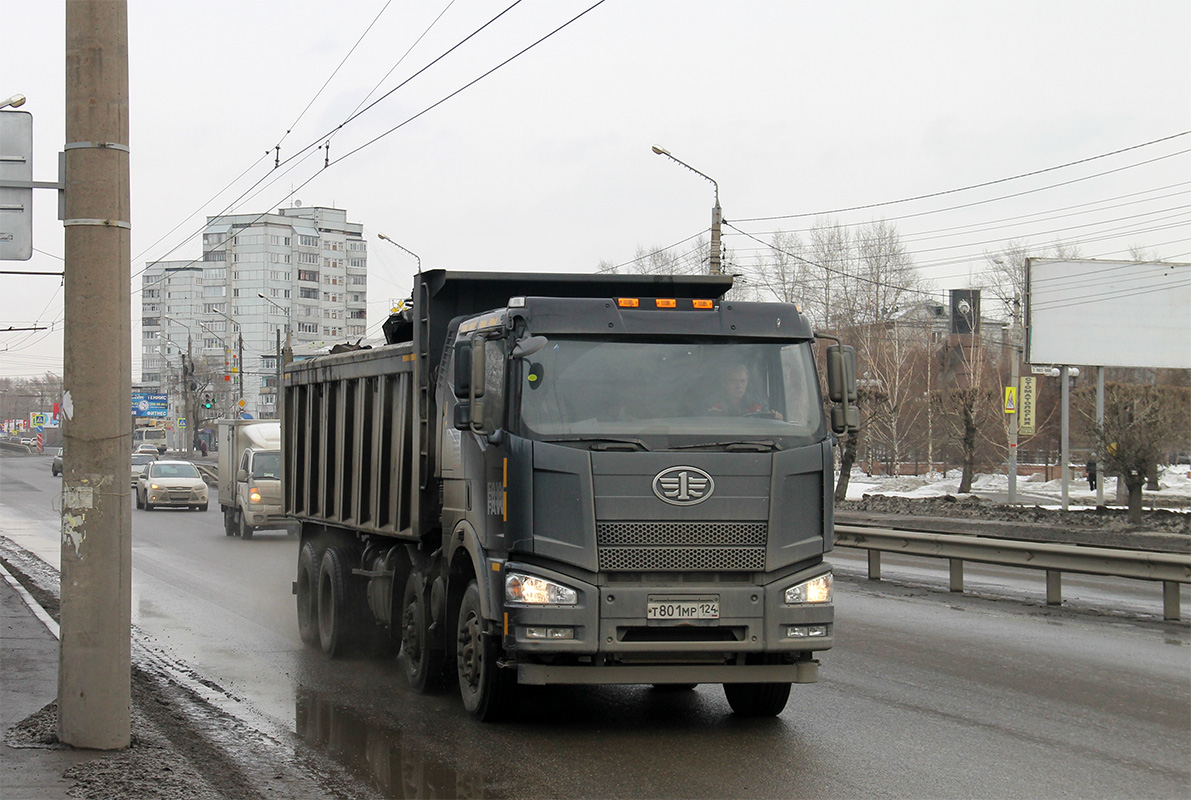 Красноярский край, № Т 801 МР 124 — FAW J6 CA3310