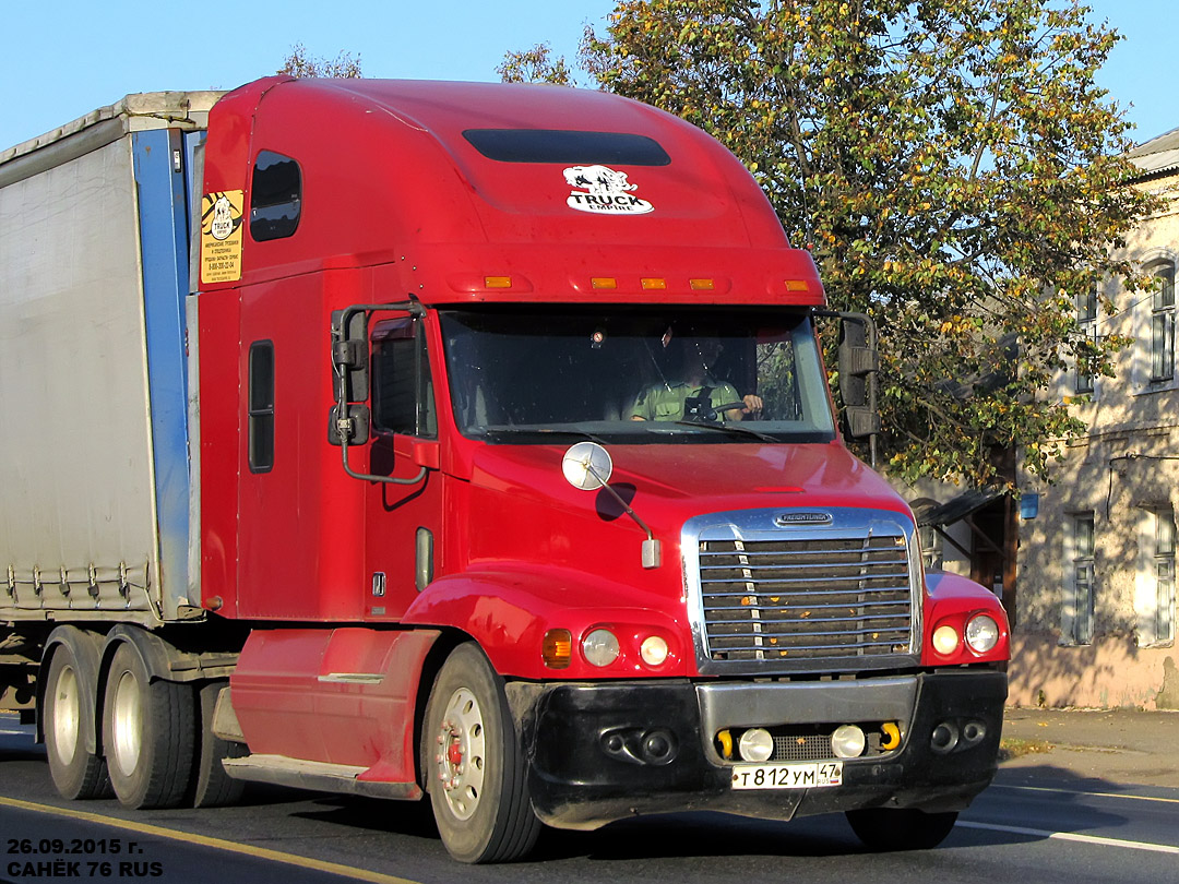 Ленинградская область, № Т 812 УМ 47 — Freightliner Century Class