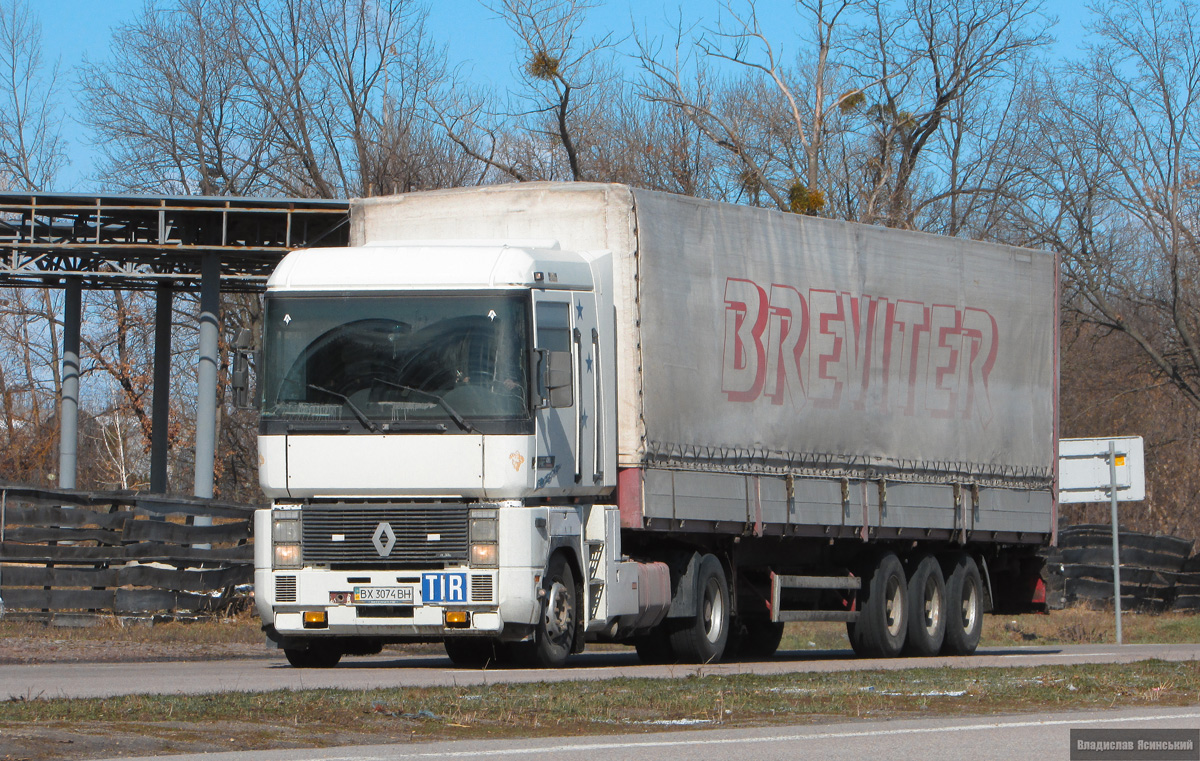 Хмельницкая область, № ВХ 3074 ВН — Renault Magnum AE ('1990)