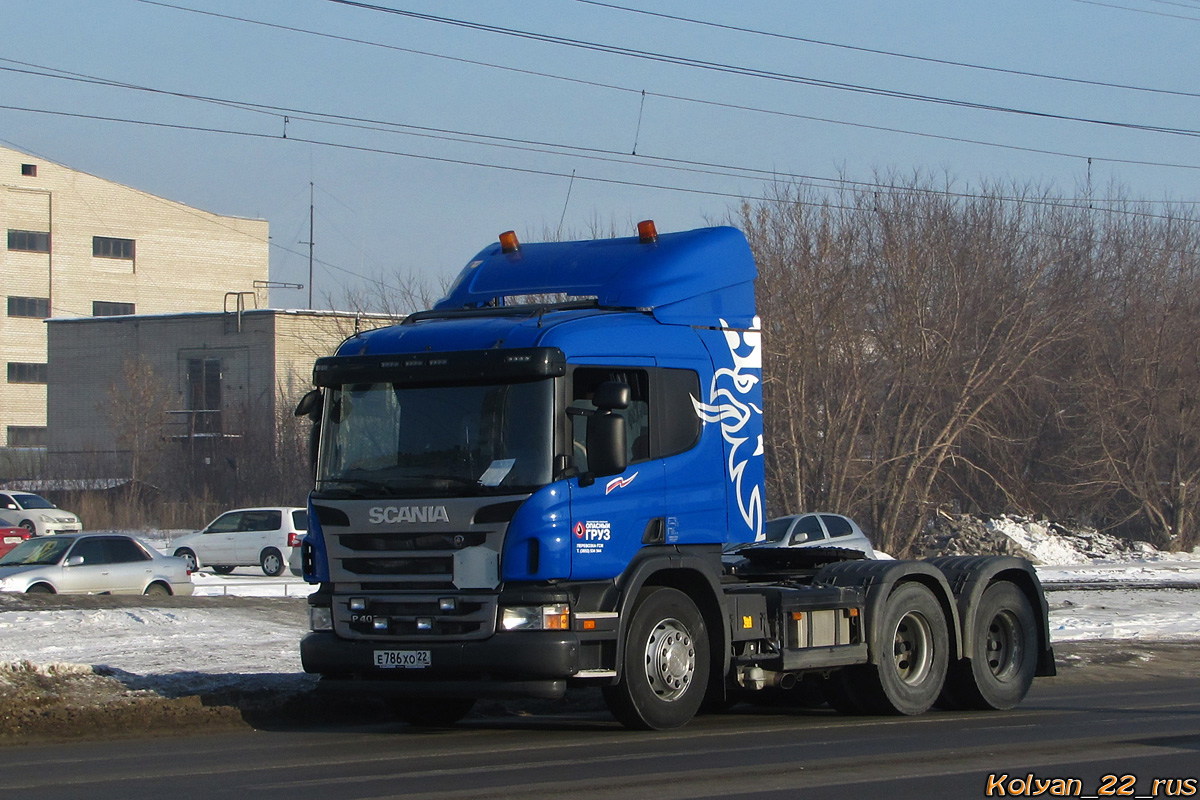 Алтайский край, № Е 786 ХО 22 — Scania ('2011) P400