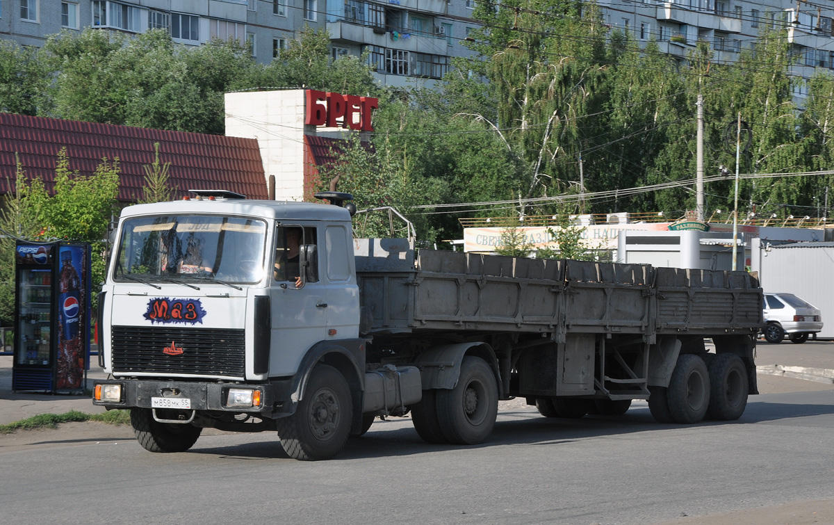 Омская область, № М 858 МК 55 — МАЗ-54331