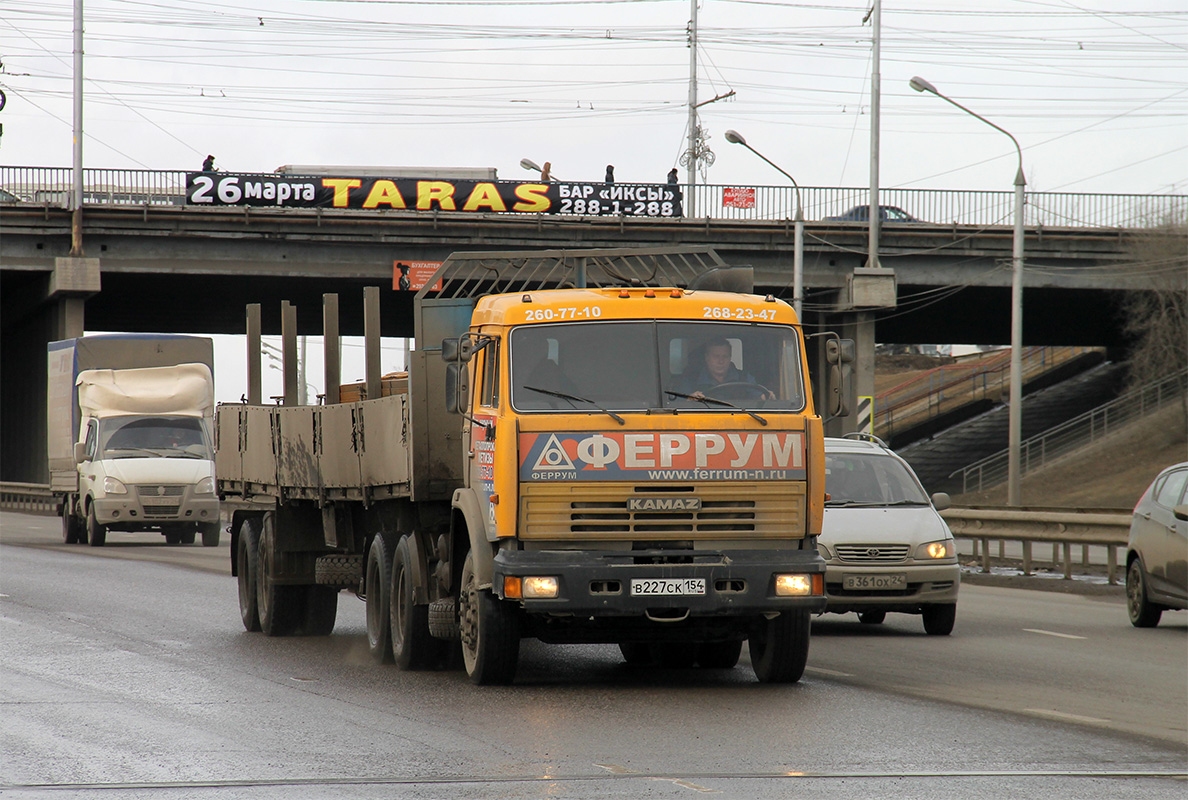 Новосибирская область, № В 227 СК 154 — КамАЗ-54115-15 [54115R]