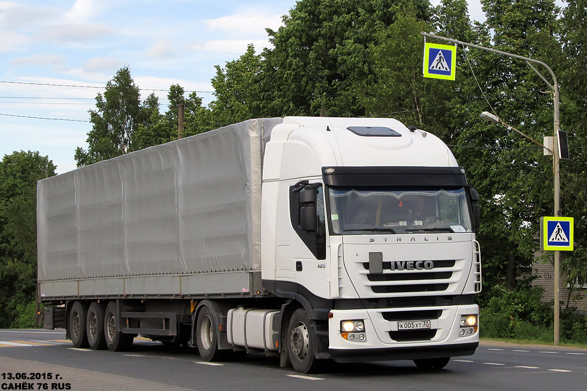 Брянская область, № К 005 ХТ 32 — IVECO Stralis ('2007) 420