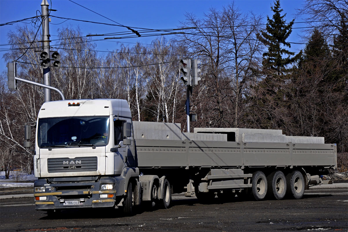 Алтайский край, № У 186 СО 22 — MAN TGA 26.410