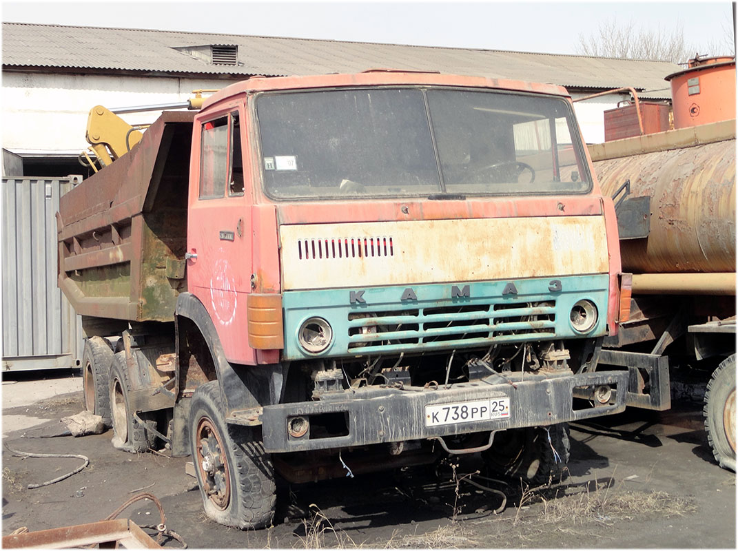 Приморский край, № К 738 РР 25 — КамАЗ-55111 [551110]