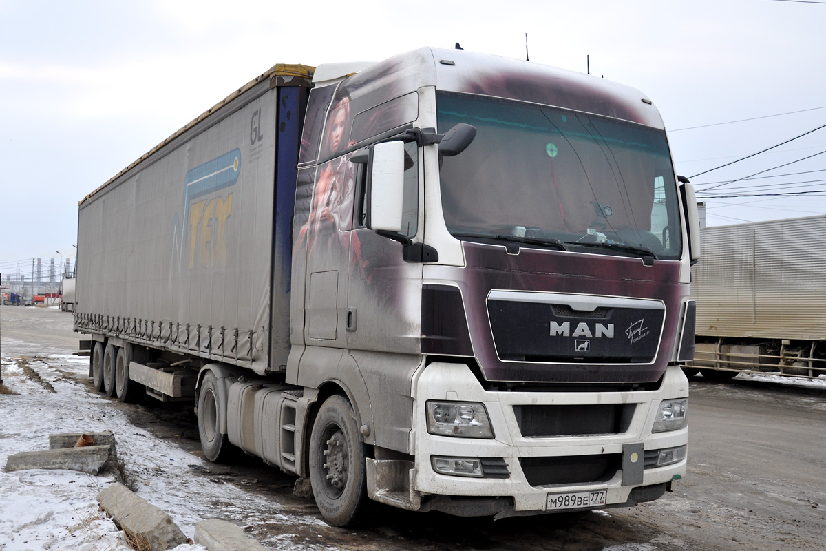 Москва, № М 989 МЕ 777 — MAN TGX ('2007) (общая модель)