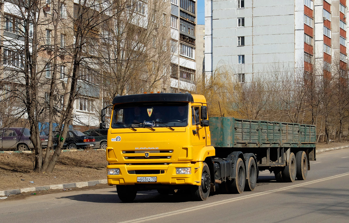 Московская область, № Н 603 ЕХ 750 — КамАЗ-65116-A4