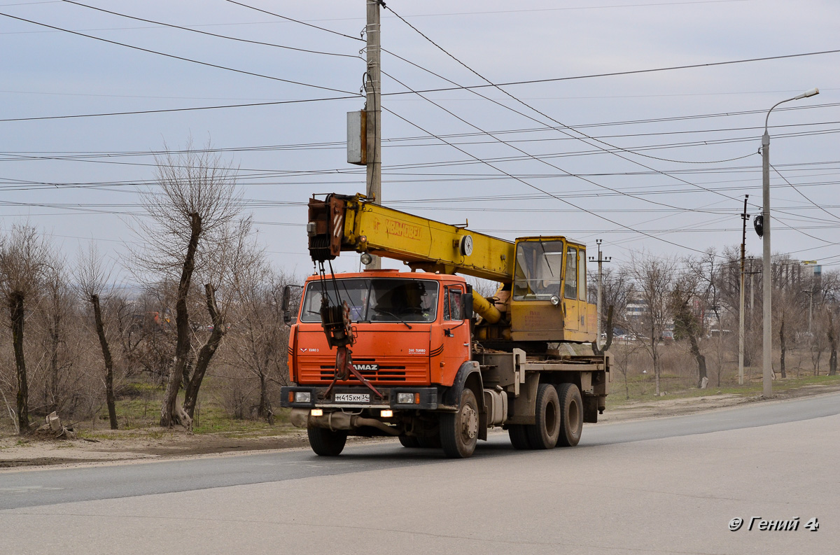 Волгоградская область, № М 415 КМ 34 — КамАЗ-65115 (общая модель)