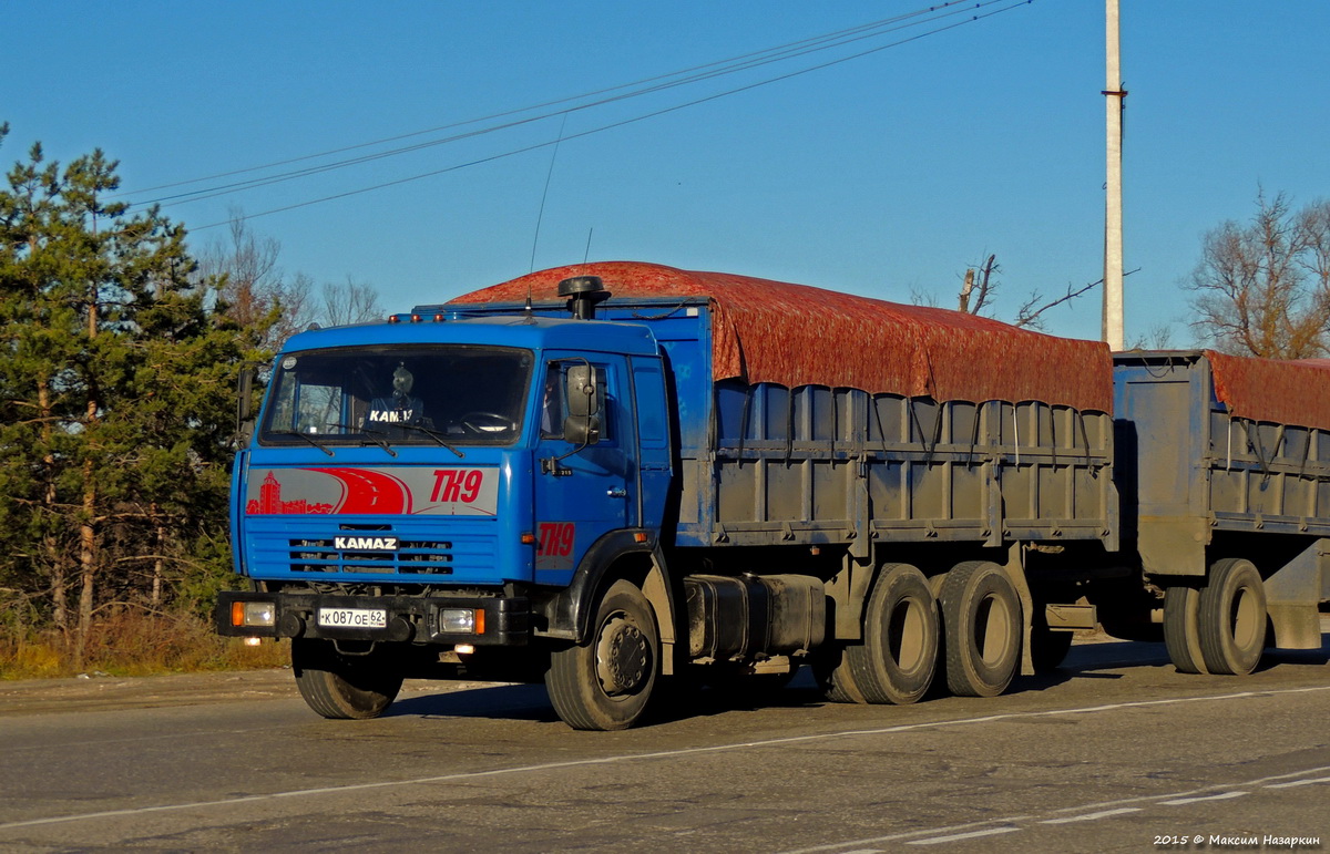 Рязанская область, № К 087 ОЕ 62 — КамАЗ-53215-13 [53215N]