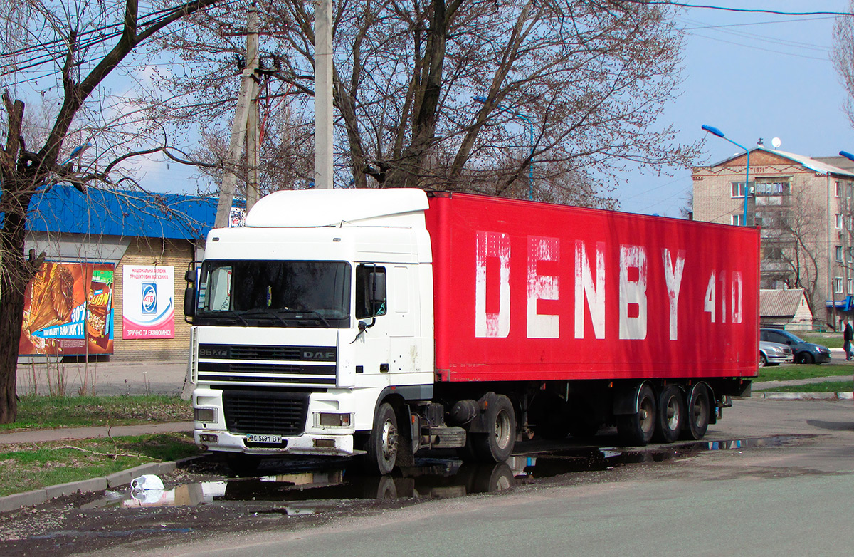 Львовская область, № ВС 5691 ВІ — DAF 95XF FT