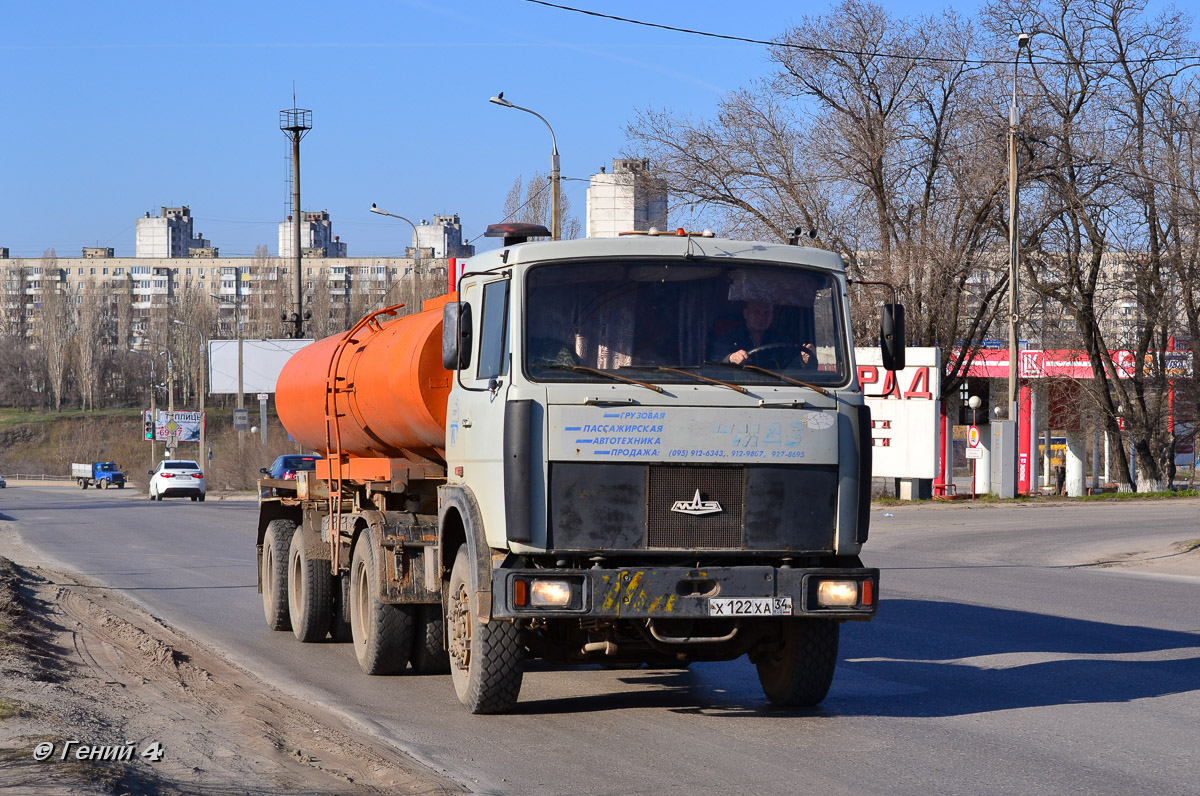 Волгоградская область, № Х 122 ХА 34 — МАЗ-54323