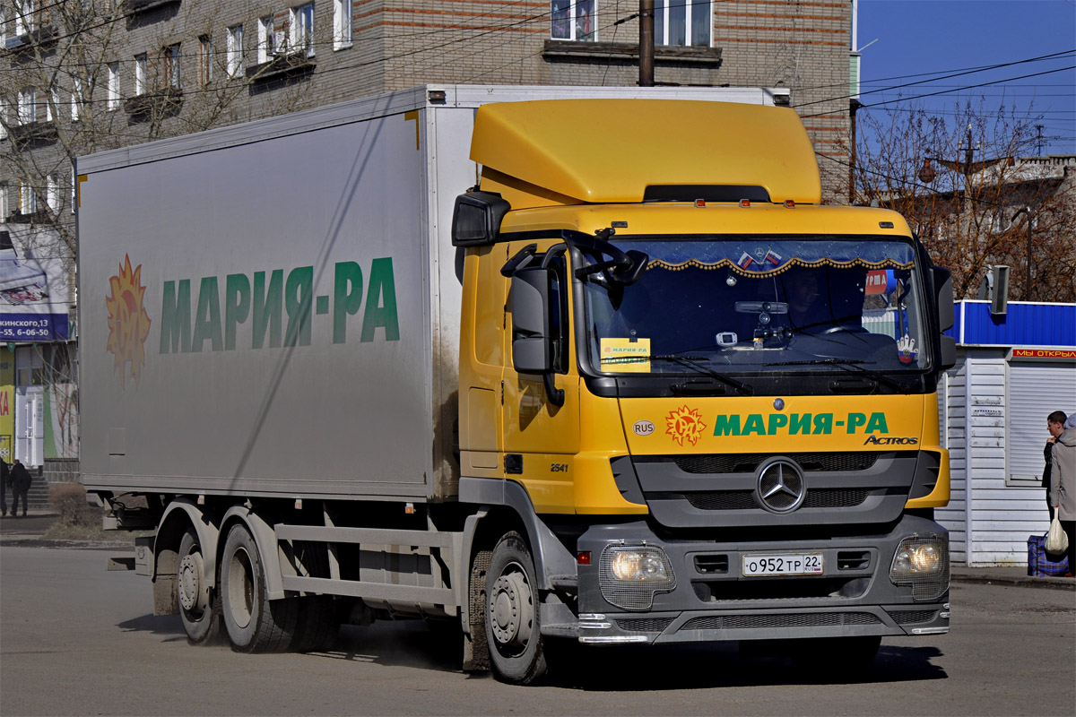 Алтайский край, № О 952 ТР 22 — Mercedes-Benz Actros ('2009) 2541