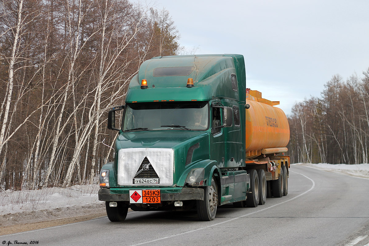 Саха (Якутия), № У 624 ЕС 14 — Volvo VNL780