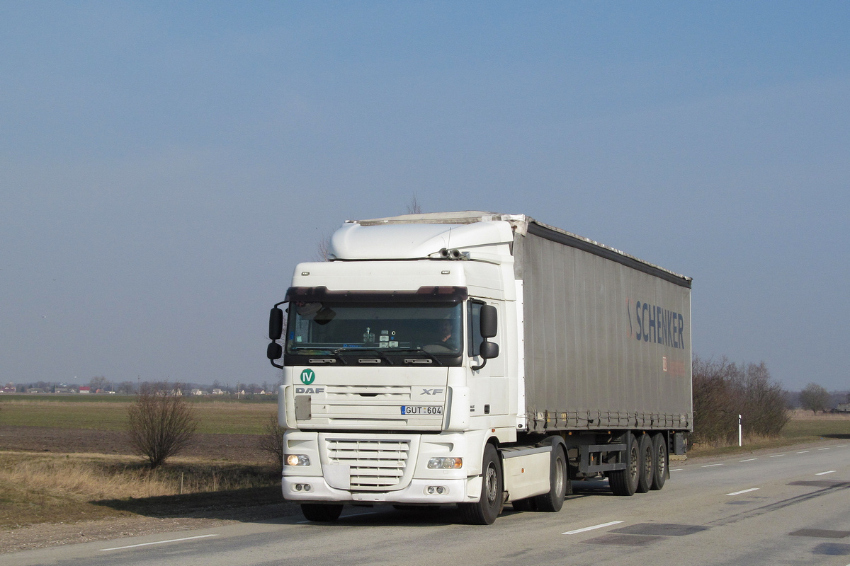 Литва, № GUT 904 — DAF XF105 FT