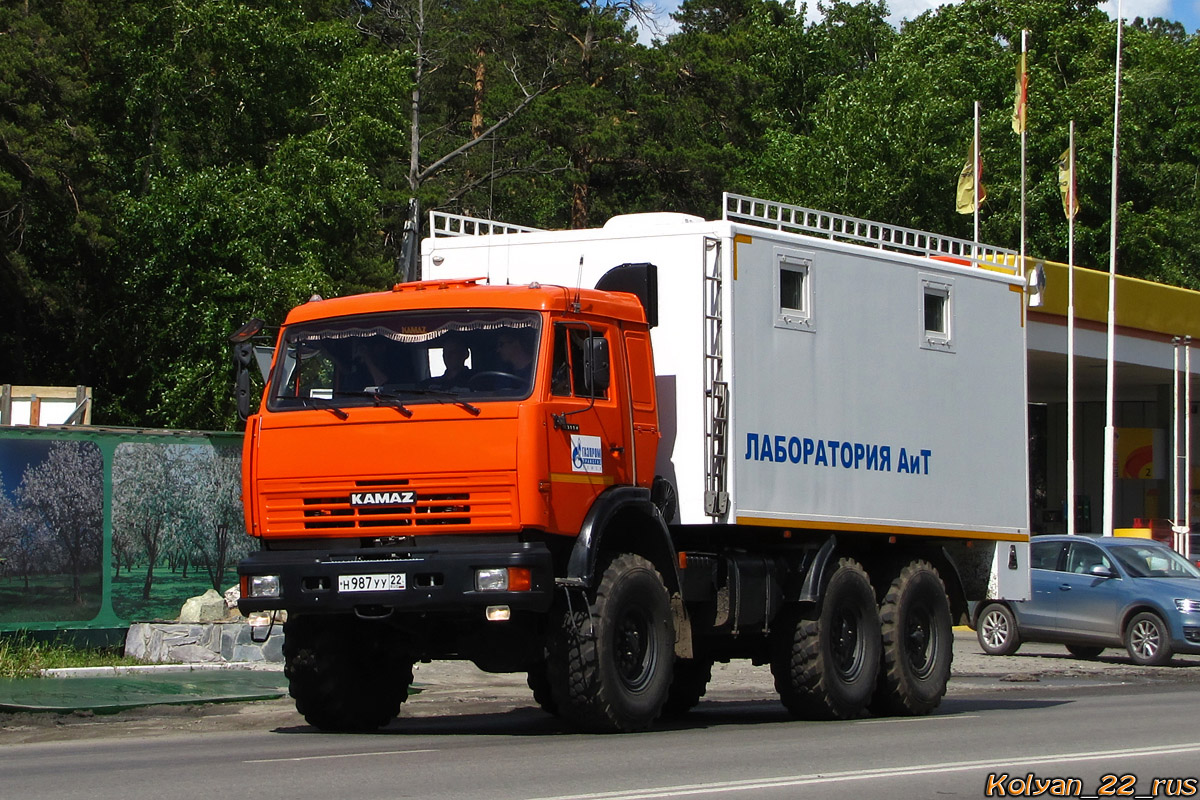 Алтайский край, № Н 987 УУ 22 — КамАЗ-43114-15 [43114R]