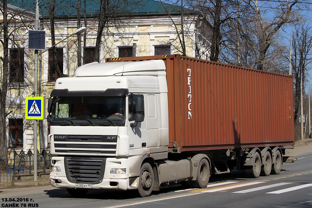 Москва, № К 282 ХУ 197 — DAF XF105 FT