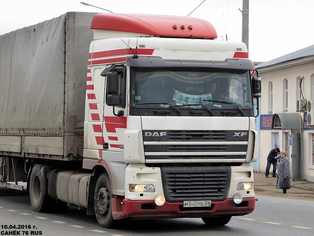 Волгоградская область, № М 540 МЕ 34 — DAF XF95 FT