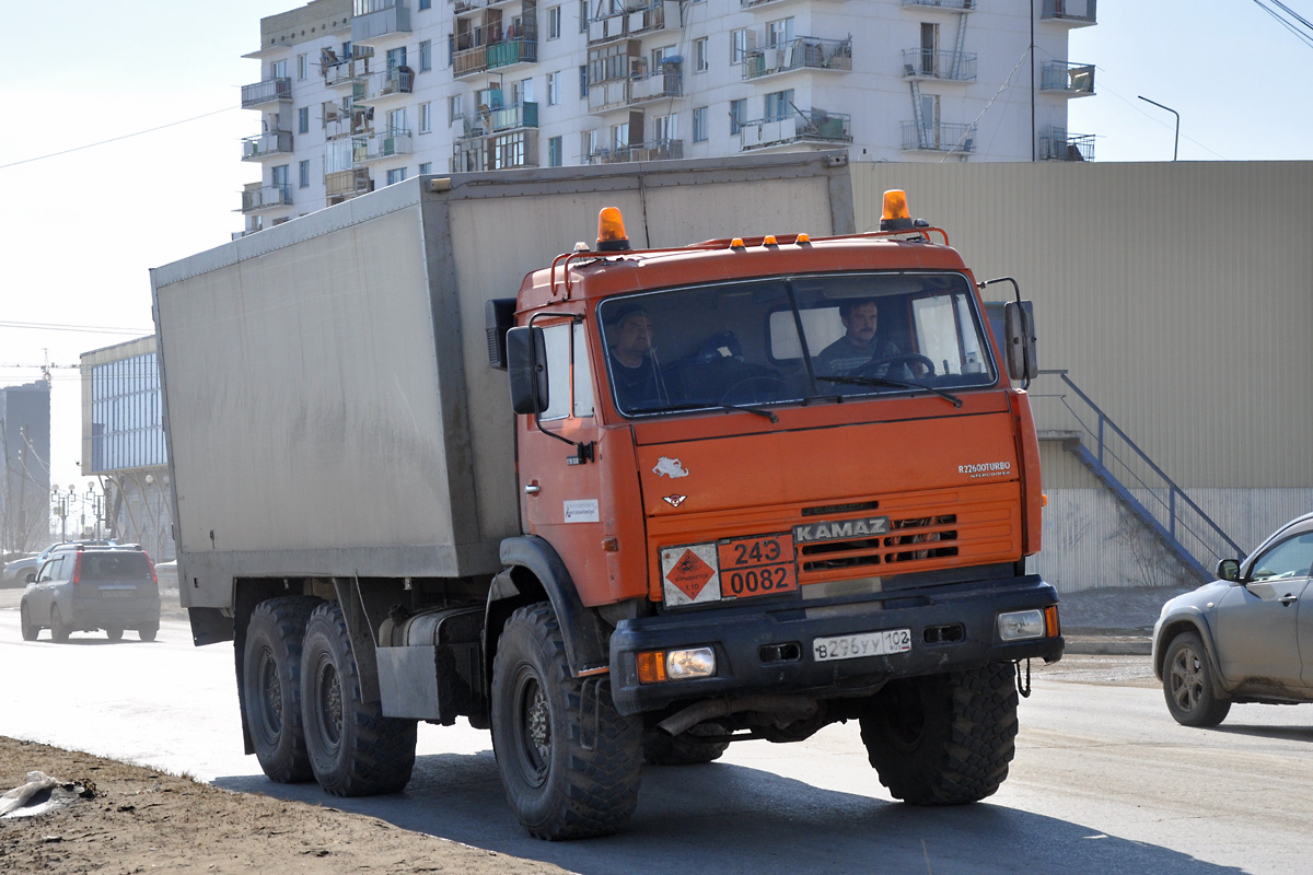 Башкортостан, № В 296 УУ 102 — КамАЗ-43118-10 [43118K]