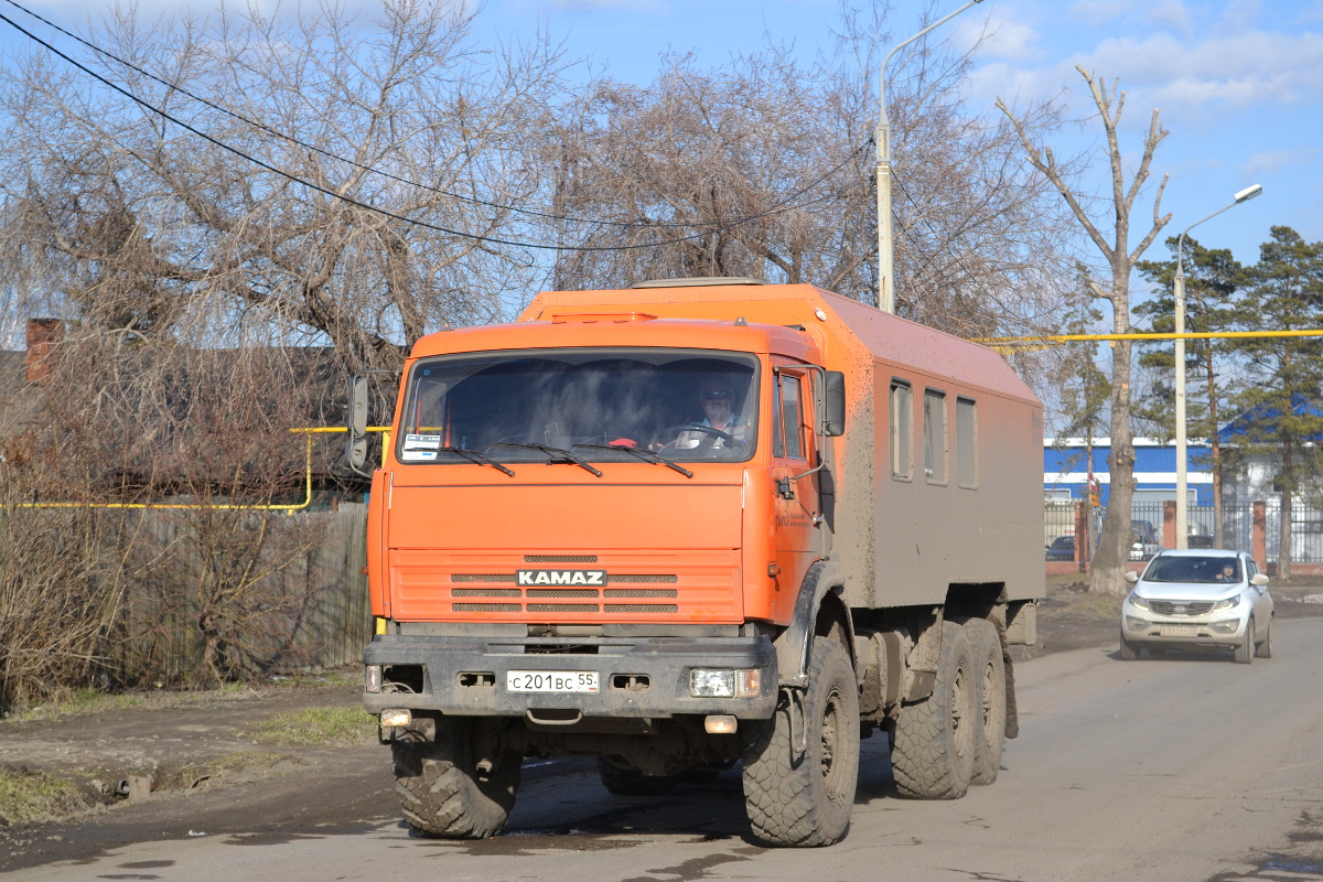 Омская область, № С 201 ВС 55 — КамАЗ-43118-15 [43118R]