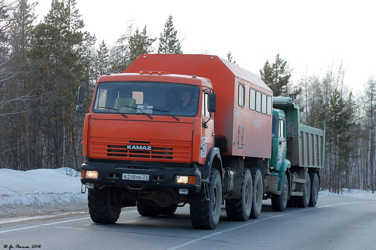 Чувашия, № В 248 МЕ 21 — КамАЗ-43114-15 [43114R]