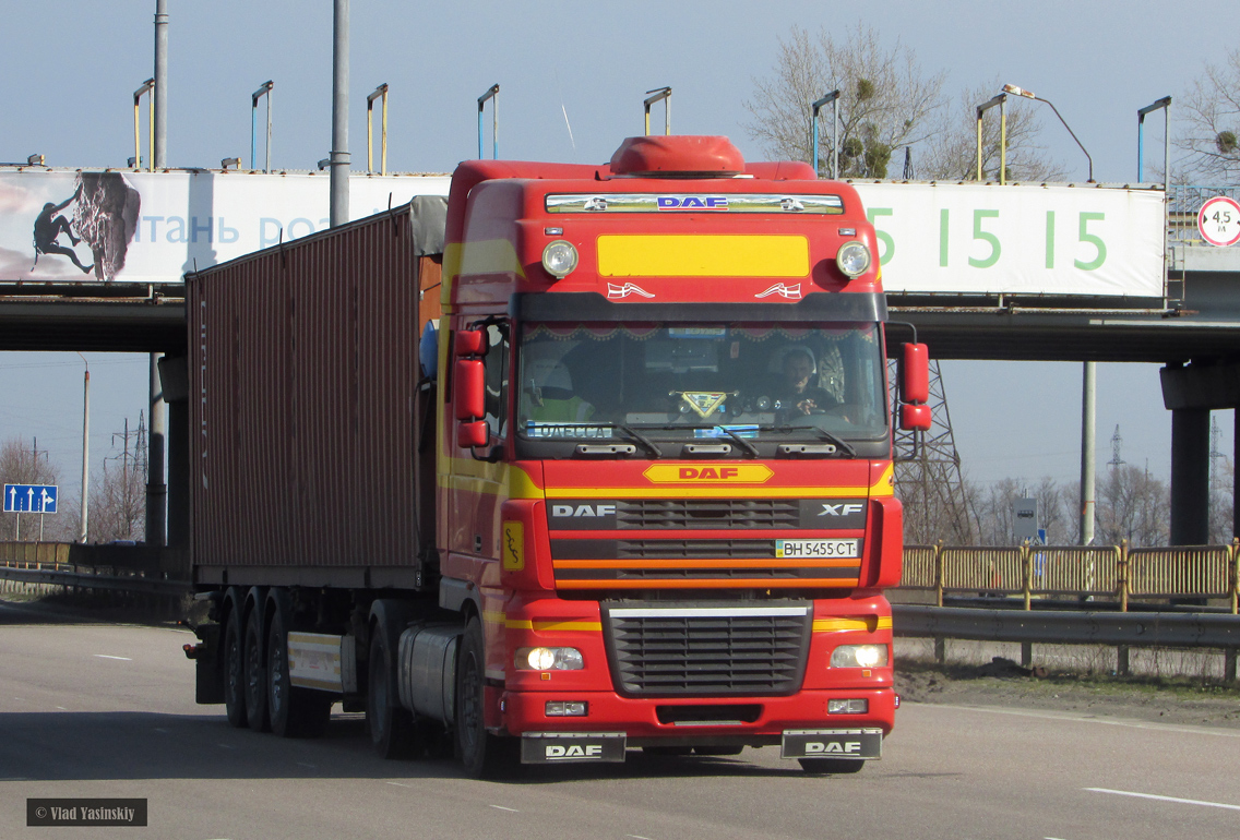 Одесская область, № ВН 5455 СТ — DAF XF95 FT