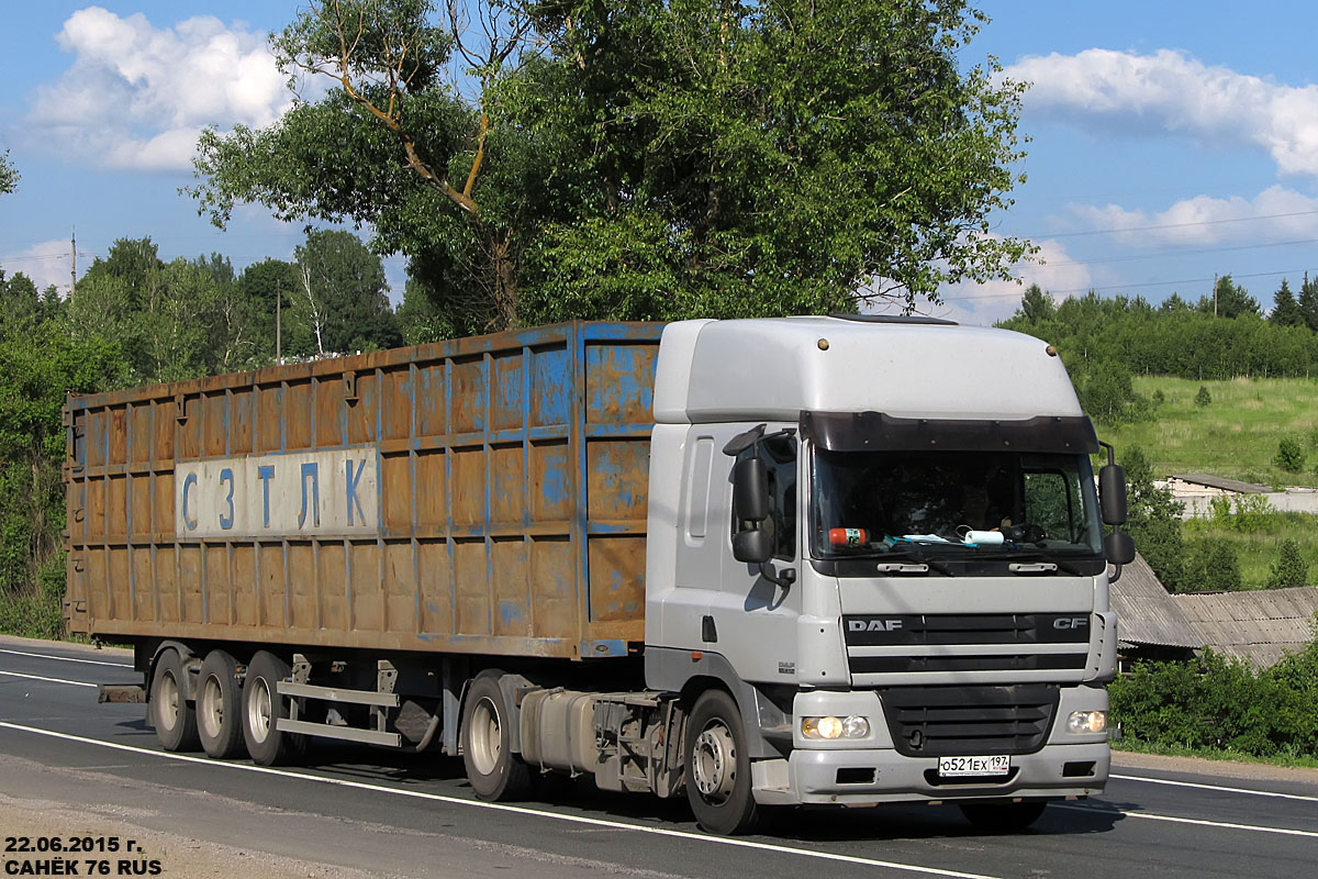 Москва, № О 521 ЕХ 197 — DAF CF85 FT