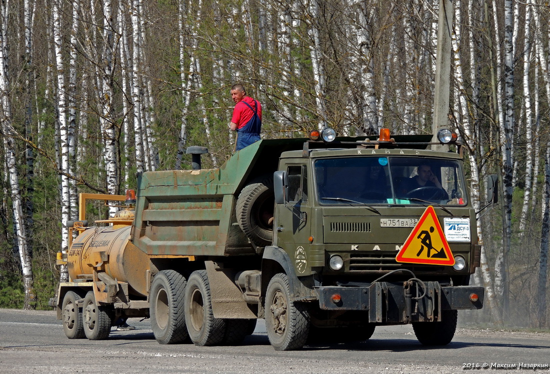 Владимирская область, № Н 751 ВА 33 — КамАЗ-55111 [551110]