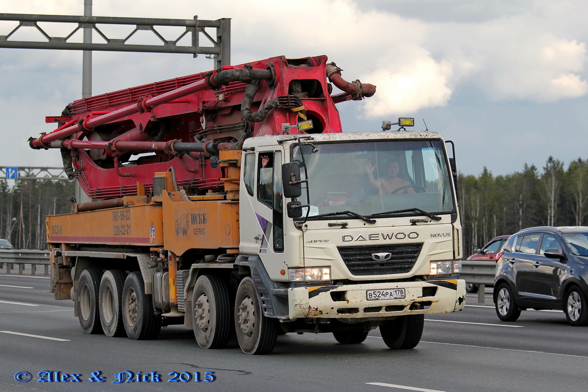 Санкт-Петербург, № В 524 РА 178 — Daewoo Novus