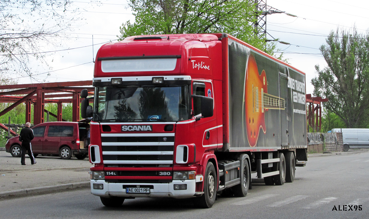 Днепропетровская область, № АЕ 0021 РР — Scania ('1996) R114L