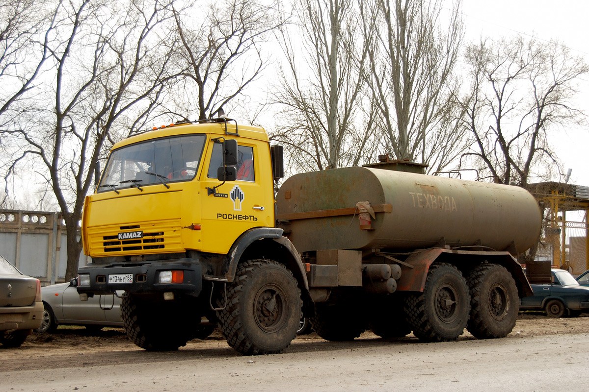 Самарская область, № Р 134 НУ 163 — КамАЗ-43118-10 [43118K]