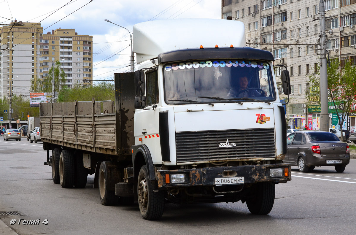 Волгоградская область, № К 006 ЕМ 34 — МАЗ-543203