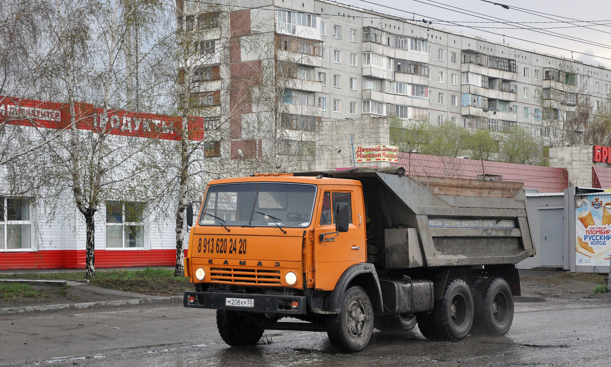 Омская область, № М 208 КР 55 — КамАЗ-55111 [551110]