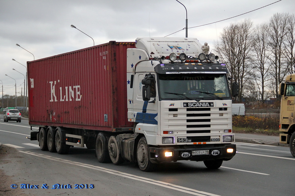 Санкт-Петербург, № М 808 ЕР 98 — Scania (III) R143M