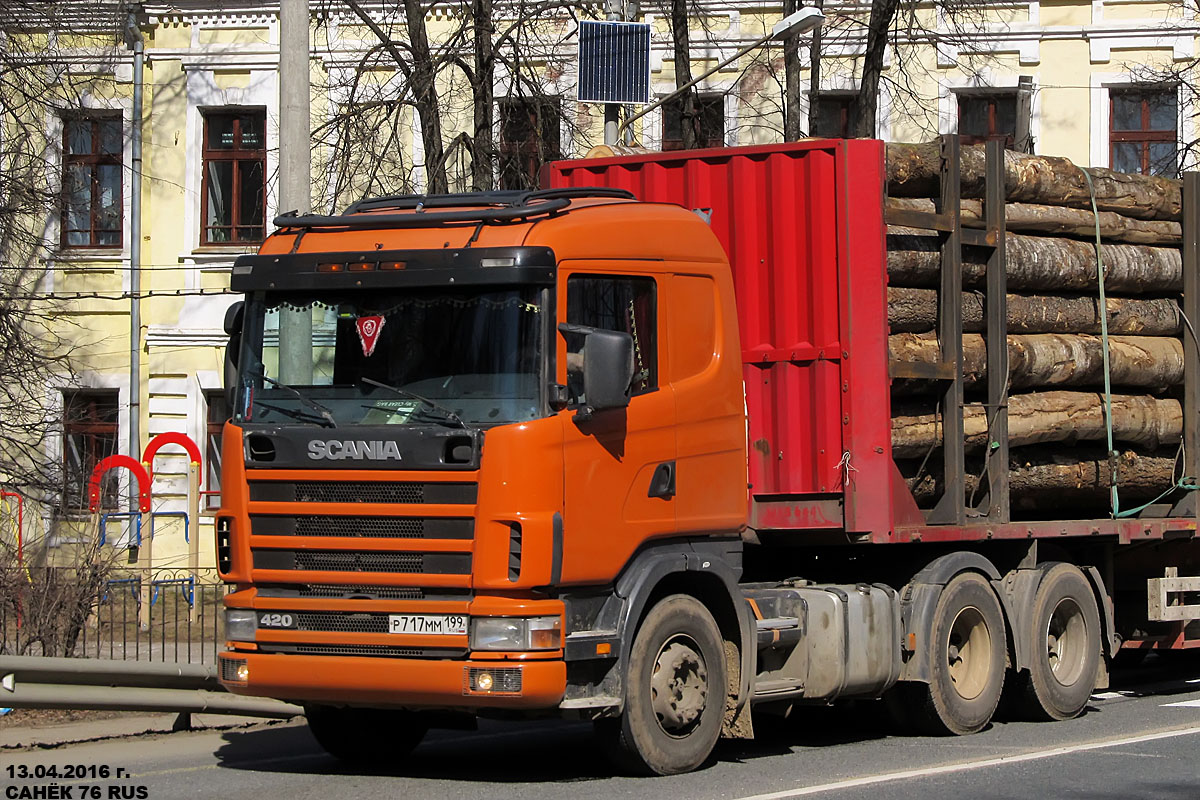 Москва, № Р 717 ММ 199 — Scania ('1996) R420