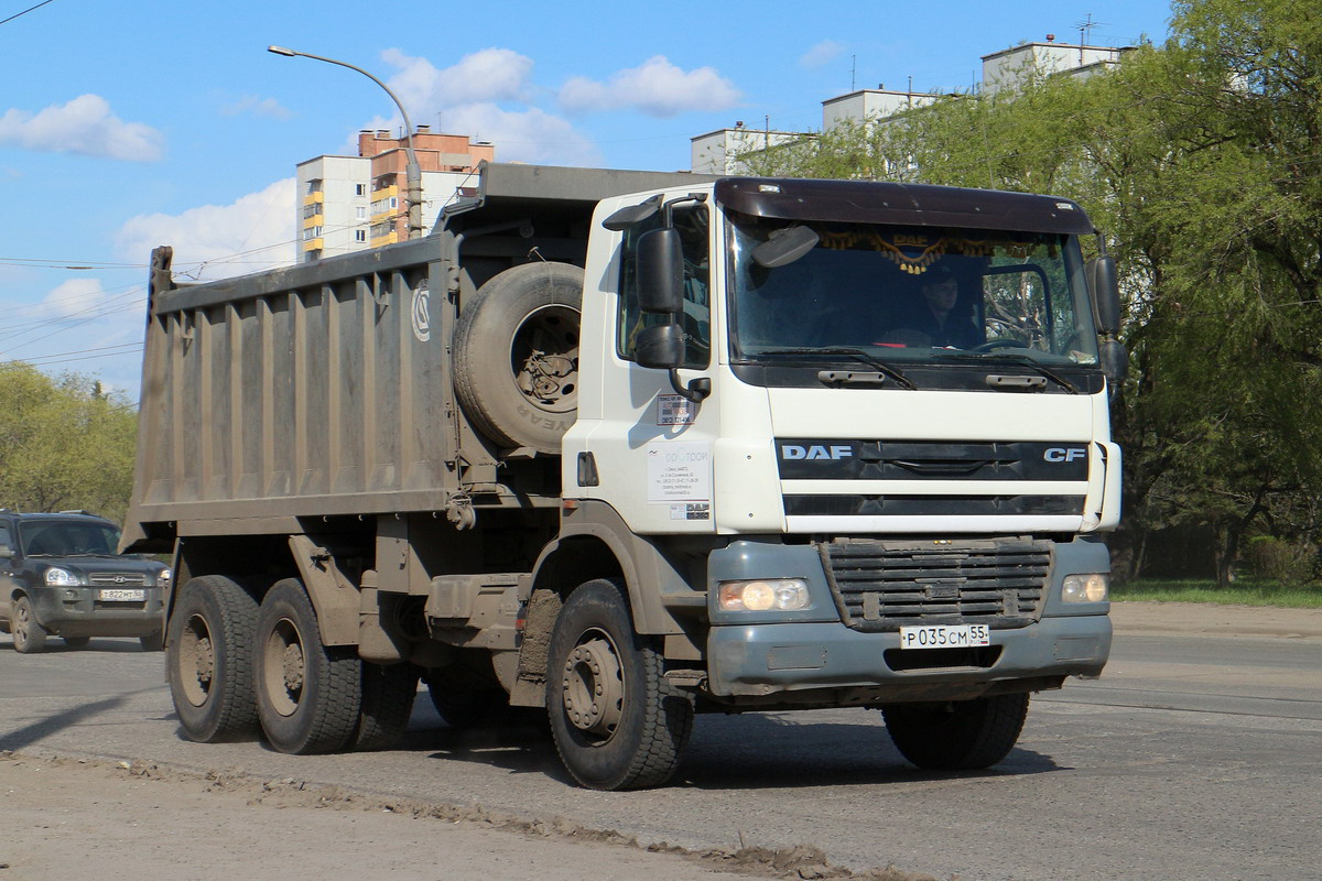 Омская область, № Р 035 СМ 55 — DAF CF85 FAT