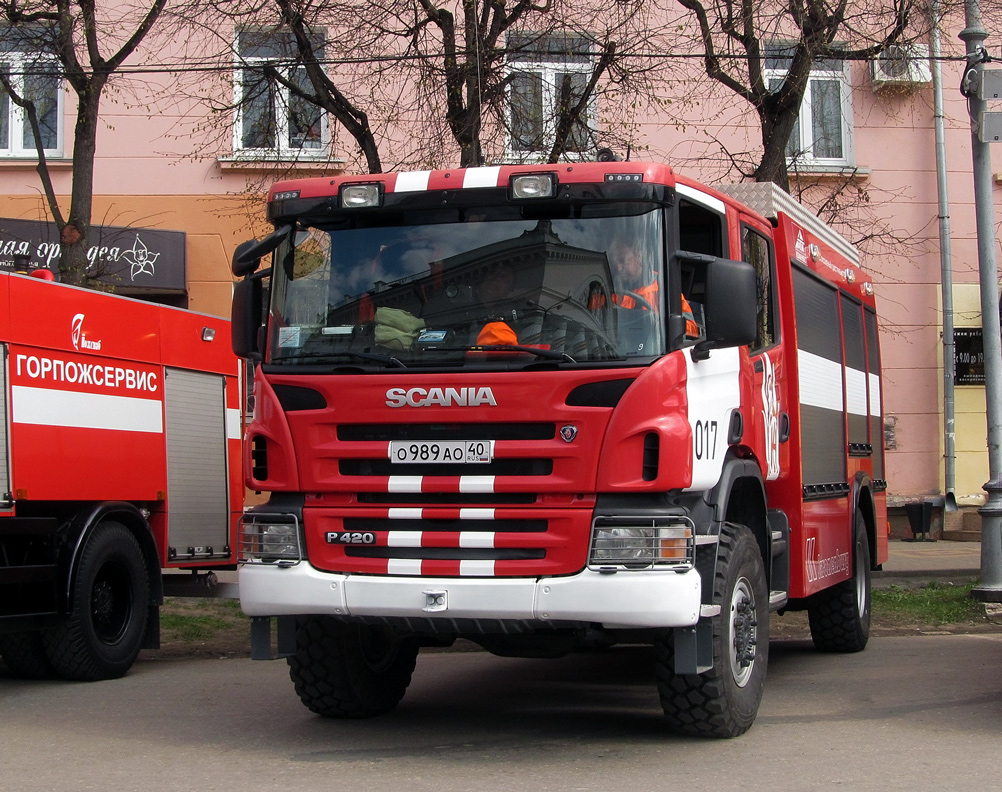 Калужская область, № 017 — Scania ('2004) P420