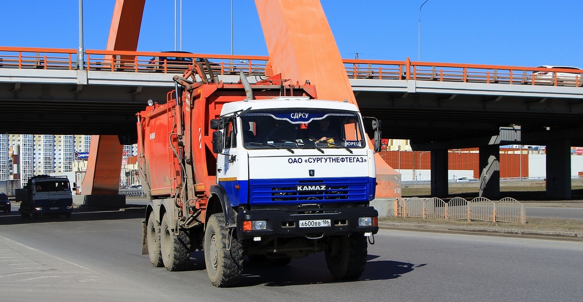 Ханты-Мансийский автоном.округ, № А 600 ВВ 186 — КамАЗ-65111-62