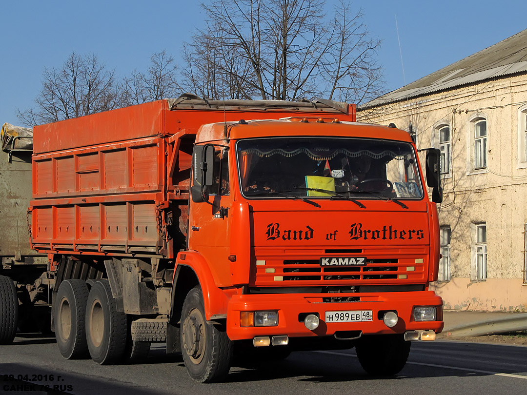 Липецкая область, № Н 989 ЕВ 48 — КамАЗ-65115-15 [65115R]