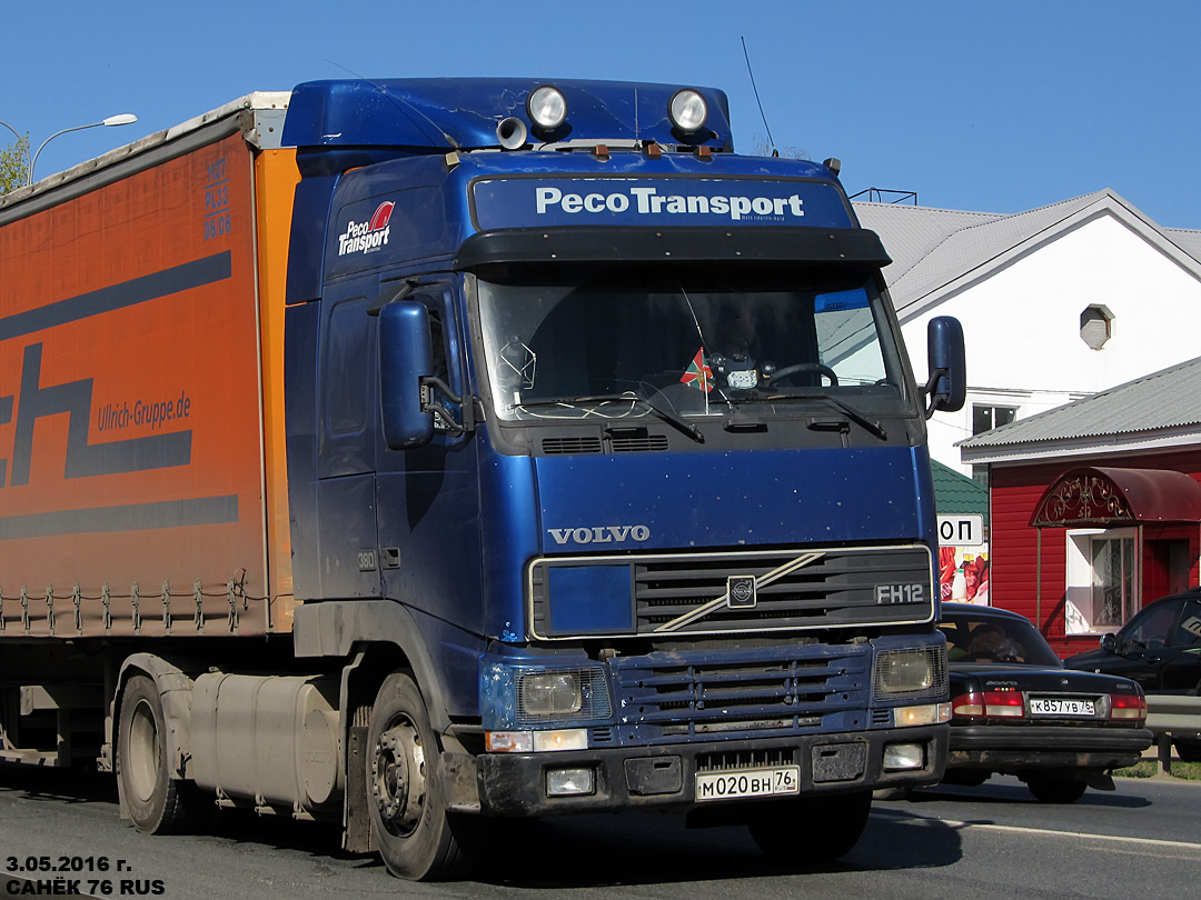 Ярославская область, № М 020 ВН 76 — Volvo ('1993) FH12.380