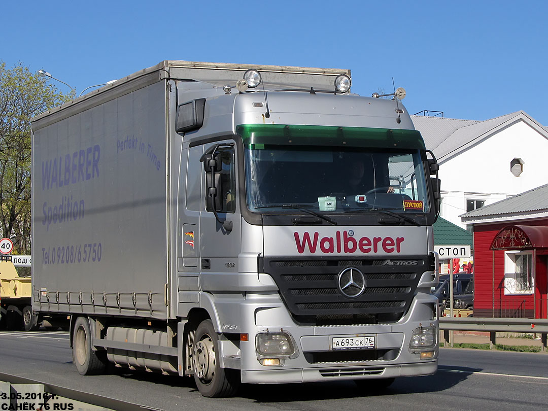 Ярославская область, № А 693 СК 76 — Mercedes-Benz Actros ('2003) 1832