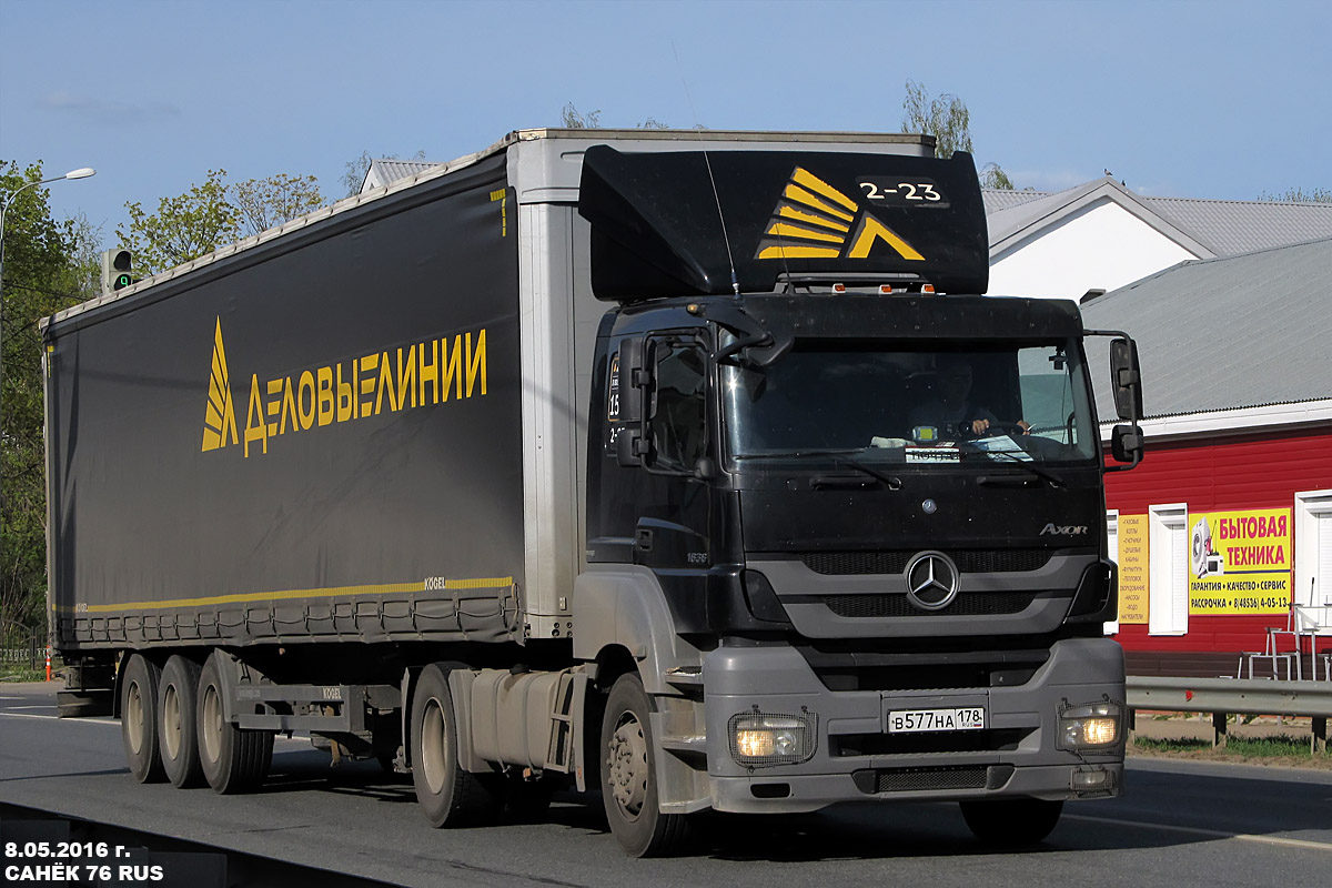 Краснодарский край, № В 577 НА 178 — Mercedes-Benz Axor 1836