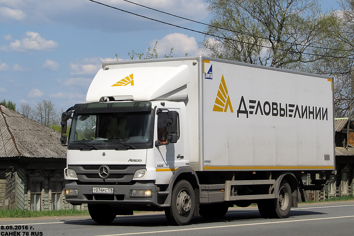 Ярославская область, № Т 074 РС 178 — Mercedes-Benz Atego 1222 [Z9M]