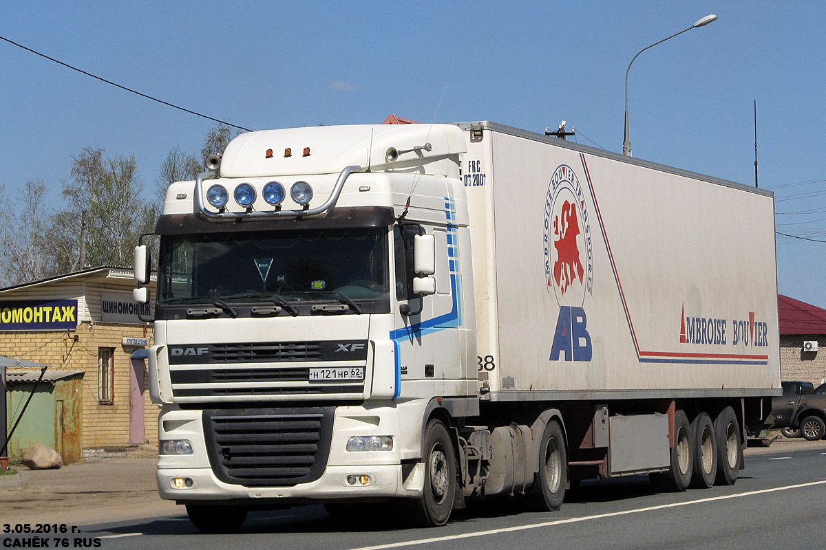 Рязанская область, № Н 121 НР 62 — DAF XF105 FT