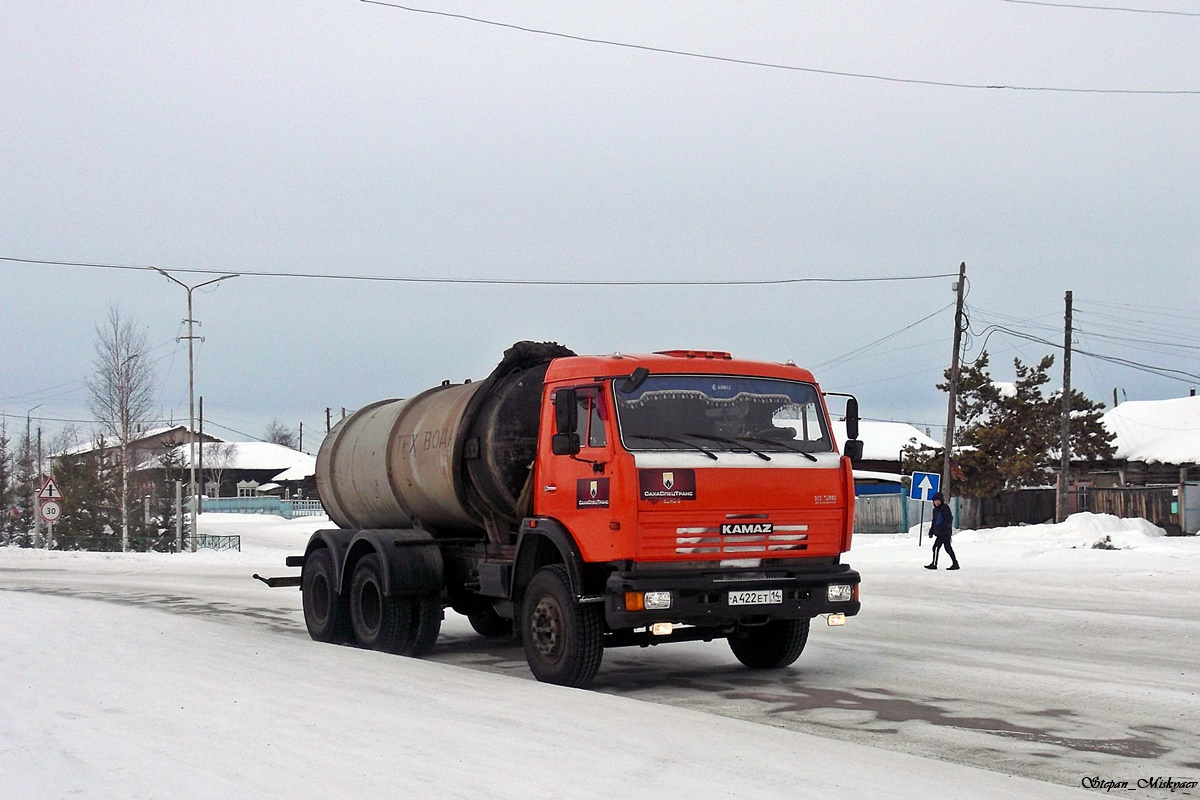 Саха (Якутия), № А 422 ЕТ 14 — КамАЗ-65115 (общая модель)